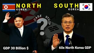 NORTH Korea Vs SOUTH Korea Case Study  Why GDP Of South Korea is 60x More Than North Korea  2019 [upl. by Meingolda]