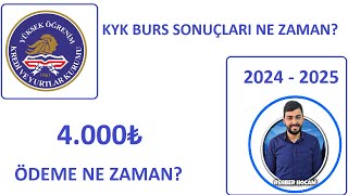 KYK BURS SONUÇLARI NE ZAMAN KYK TOPLU BURS ÖDEMESİ NE ZAMAN BURS TAAHHÜTNAME ONAYI [upl. by Lipinski]