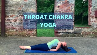 Throat Chakra Yoga Sequence [upl. by Vanna201]