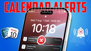 How to Fix iPhone Calendar Alerts Not Working After iOS 18 Update [upl. by Ramoj879]