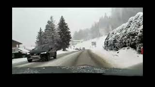 SNOWING IN MEGEVE francesupport travelvlog [upl. by Aissenav676]