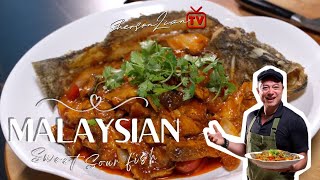 MALAYSIAN SWEET amp SOUR FRIED FISH  SHERSON LIAN [upl. by Eenrahc]