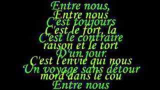 Chimene Badi  Entre Nous  Paroles  YouTubeFLV [upl. by Anuahsed]