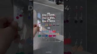 Earning 1540 in 3 DAYS  Micro Crochet Craft Fair Booth PopUp 🤑 [upl. by Straub]