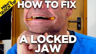 How to fix a locked jaw [upl. by Zoellick]