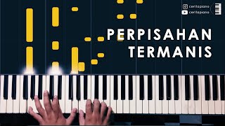 Lovarian  Perpisahan Termanis Piano Tutorial [upl. by Selrac567]