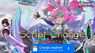 Script Skin Change Aspirant No Password  Full Effect amp Voice  Update Patch Terbaru 2024  MLBB [upl. by Ayotaj]