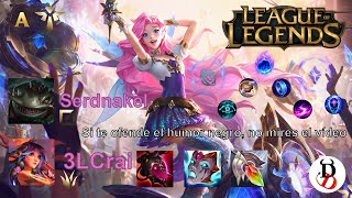 No se si es mejor la partida o las charlas outplay XD  Seraphine support  League of legends [upl. by Anel]