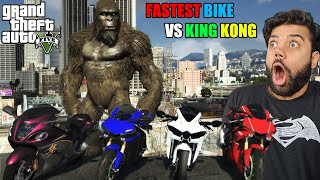 Escaping King Kong In The Fastest Yamaha R1 In The World  GTA 5 GAMEPLAY 31 [upl. by Nairod]