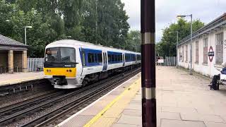 Chiltern Railways class 165 departing Chalfont and Latimer [upl. by Ynohtnaluap]