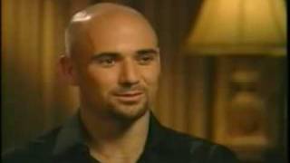 Andre Agassi talking about Steffi Graf [upl. by Oralla]