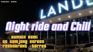 NIGHT RIDE from Autoville Compound F Torres St Poblacion District to Buhangin Gaisano City Gate [upl. by Aneekal700]