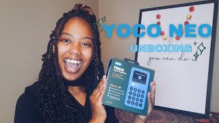 Unboxing My Yoco Neo Card Machine  South African Youtuber [upl. by Nywra705]