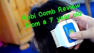 BEST way to kill LICE Review of the ROBI COMB by a 7 year old [upl. by Dorkus542]