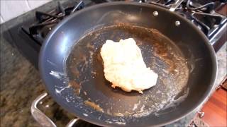 Cooking a Giant Puffball mushroom [upl. by Finnigan]