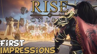 Rise Online First Impressions quotIs It Worth Playingquot [upl. by Norvun558]