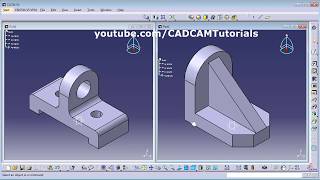 CATIA Training Course Exercises for Beginners  5  CATIA Exercises with Solutions [upl. by Jaunita]