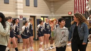 Volleyball Senior Night SBR vs Seekonk [upl. by Terry]