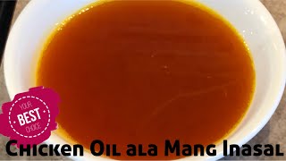 HOW TO MAKE MANG INASAL CHICKEN OIL  CHICKEN OIL  Falcon Kitchen [upl. by Anattar669]