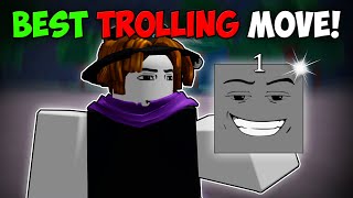 This Move is PROBABLY the BEST TROLLING MOVE in The Strongest Battlegrounds  ROBLOX [upl. by Nylzzaj]