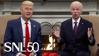 Trump and Biden Meeting Cold Open  SNL [upl. by Ahsaet]