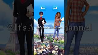 Miraculous Ladybug Who is your Favorite Characters Ladybug Adrien short Edit [upl. by Oslec]