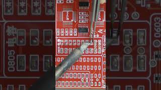 Soldering Demo  SMD Component Soldering  How to Solder [upl. by Nennarb]