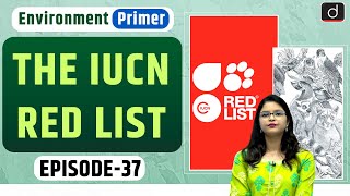 IUCN Red List Environment Primer  Drishti IAS English [upl. by Aserehc]