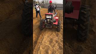 Hand tractor with rotary tillage fertilization and ridging machine Rotary tillage part 689 [upl. by Nwadal573]