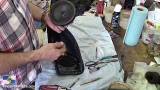 BMW K1200LT DIY Renewing the Speaker Covers  New Upholstery [upl. by Hagi]