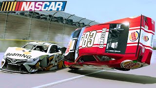 NASCAR Racing LasVegas CrashesBeamNG  Series 17 [upl. by Noired]