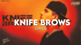 Knife brows  visualizer  Dhanda Nyoliwala  lyrical music video [upl. by Odnanreh]