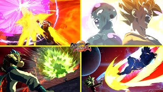 Dragon Ball FighterZ  ALL NEW DRAMATIC FINISHES Bardock amp Broly [upl. by Roos]