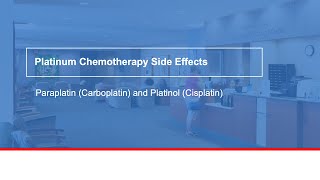 Platinum chemotherapy side effects [upl. by Antipus]