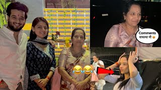 Neha बोलते mi lucky ahe mala ashi सासु bhetli 😍♥️  Dr  Ankita reaction 😂  Aditya satpute [upl. by Ynoep]