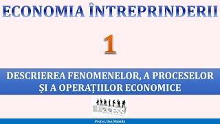 DESCRIEREA FENOMENELOR A PROCESELOR ȘI A OPERAȚIILOR ECONOMICE [upl. by Yun]