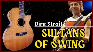 Sultans of swing  Dire Straits  GUITAR LESSON [upl. by Innattirb]