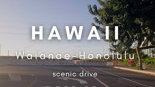 Experience the Beauty of Hawaii A Road Trip from Waianae to Honolulu [upl. by Aihsyla]