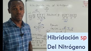 Hibridación sp del Nitrógeno  Enlaces Sigma y Pi  Geometría Lineal [upl. by Rubbico]