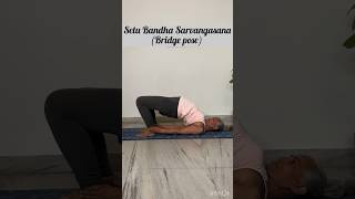 What is a counter pose🔥 neerusaini bridgepose apanasana yoga fitness video explore [upl. by Eberta]