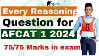 Complete Reasoning for AFCAT 1 2024 Every type of Question [upl. by Yraeg]