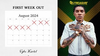 Vybz Kartel  First Week Out Mixtape  Vybz Kartel Mix 2024  DJ Treasure [upl. by Hardunn66]