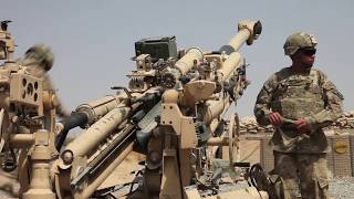 173RD AIRBORNE M777 HOWITZER FIRE MISSION  AFGHANISTAN [upl. by Ecyaj]