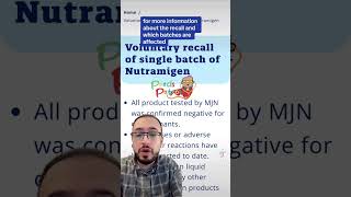 Nutramigen recall [upl. by Malan976]