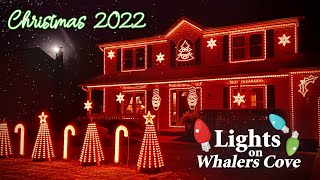 Christmas Light Show 2022 [upl. by Calvo638]