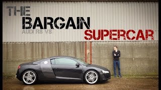 Audi R8 V8 supercar review  story [upl. by Charmian]