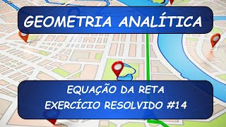 Geometria Analítica Exercício Resolvido 14  Para qual valor de m o ponto pertencerá a reta AB [upl. by Obed]