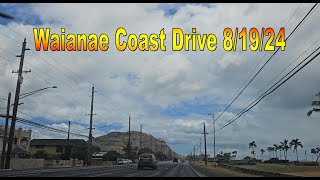 4K Waianae Coast Drive on 81924 in Oahu Hawaii [upl. by Sacks]