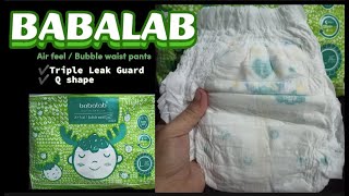 BABALAB BABY PANTS  triple leakguard  koreandiaper diapers babyessentials MarleneGabriel [upl. by Raffarty]