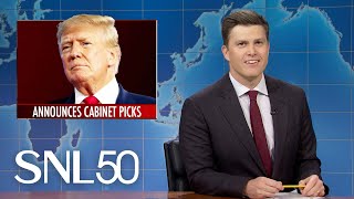 Weekend Update Trump’s Shocking Cabinet Picks Elon Musk Spending Every Day with Trump  SNL [upl. by Ivonne]